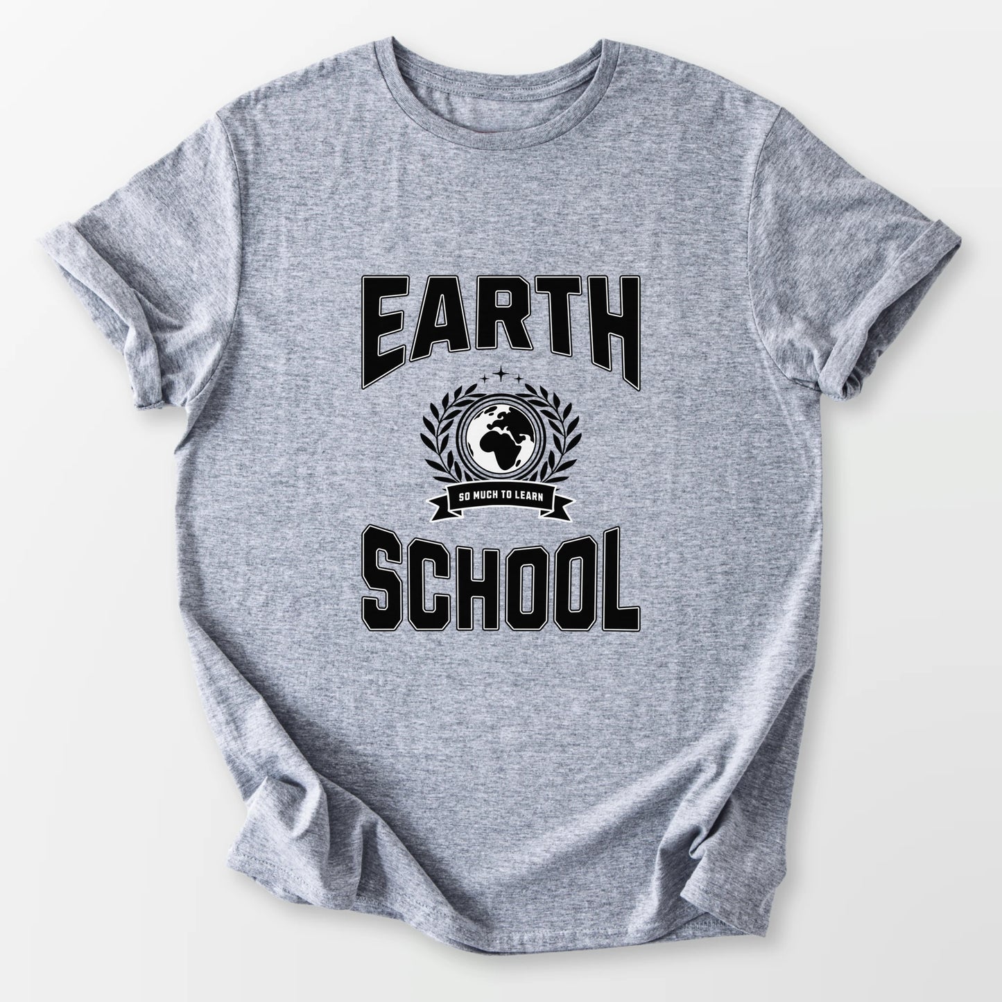 Earth School Tee Sport Grey T-Shirt