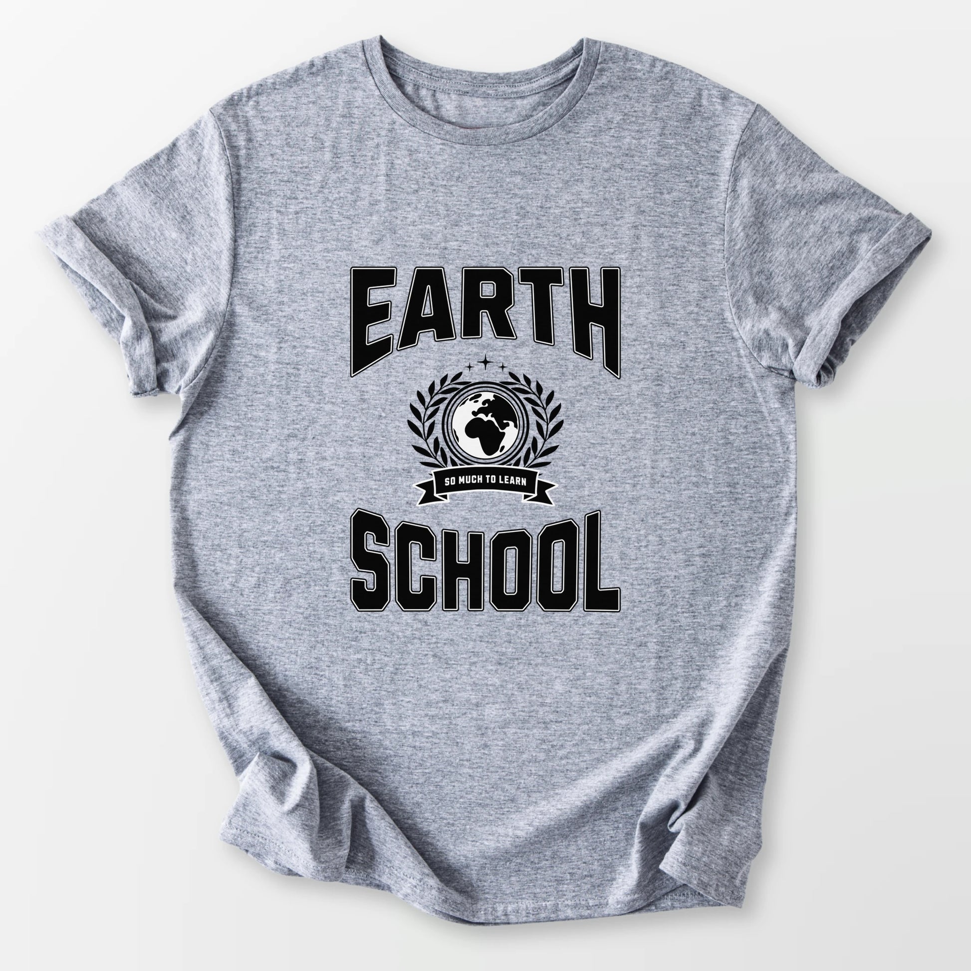 Earth School Tee Sport Grey T-Shirt