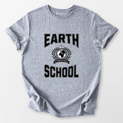 Earth School Tee Sport Grey T-Shirt