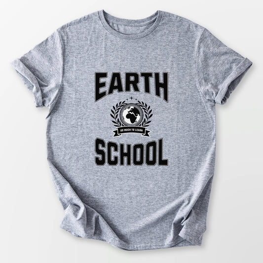 Earth School Tee Sport Grey T-Shirt