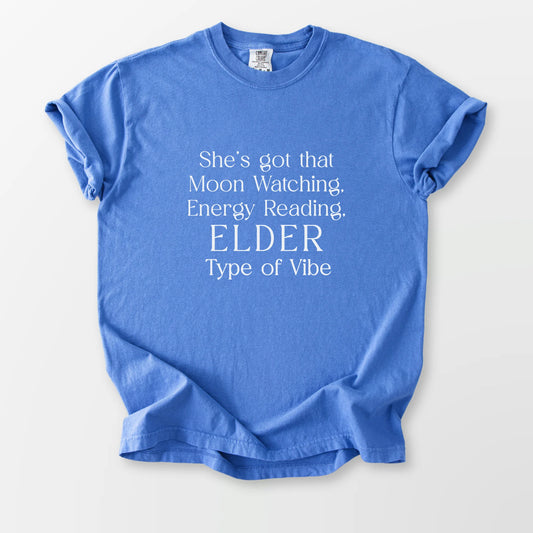 Her Elder Type Of Vibe Comfort Tee Mystic Blue T-Shirt
