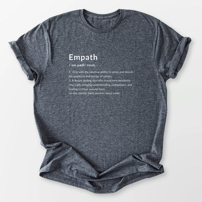 Empath Definition Tee Dark Heather Grey T-Shirt