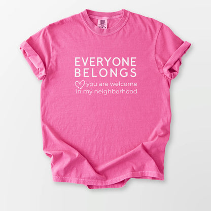 Everyone Belongs Comfort Tee Crunchberry T-Shirt