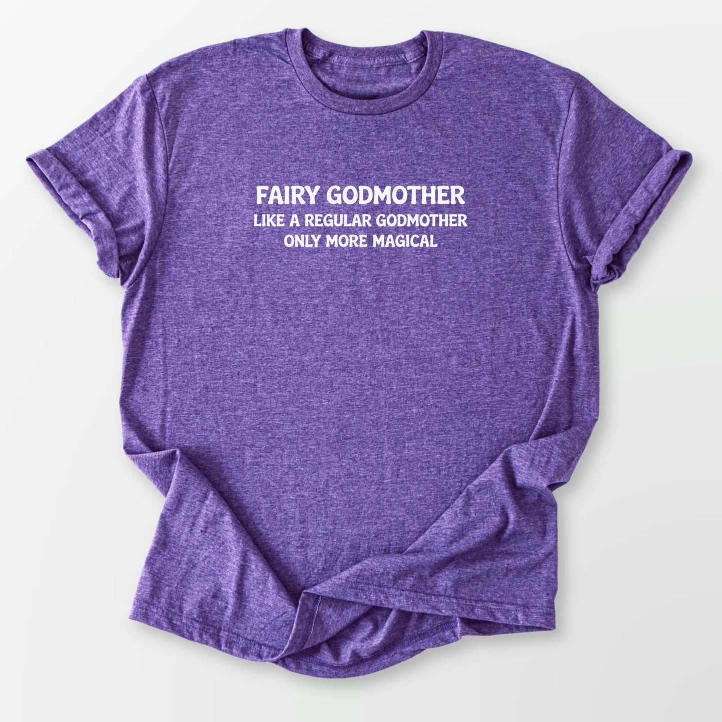 Fairy Godmother Tee Heather Purple T-Shirt
