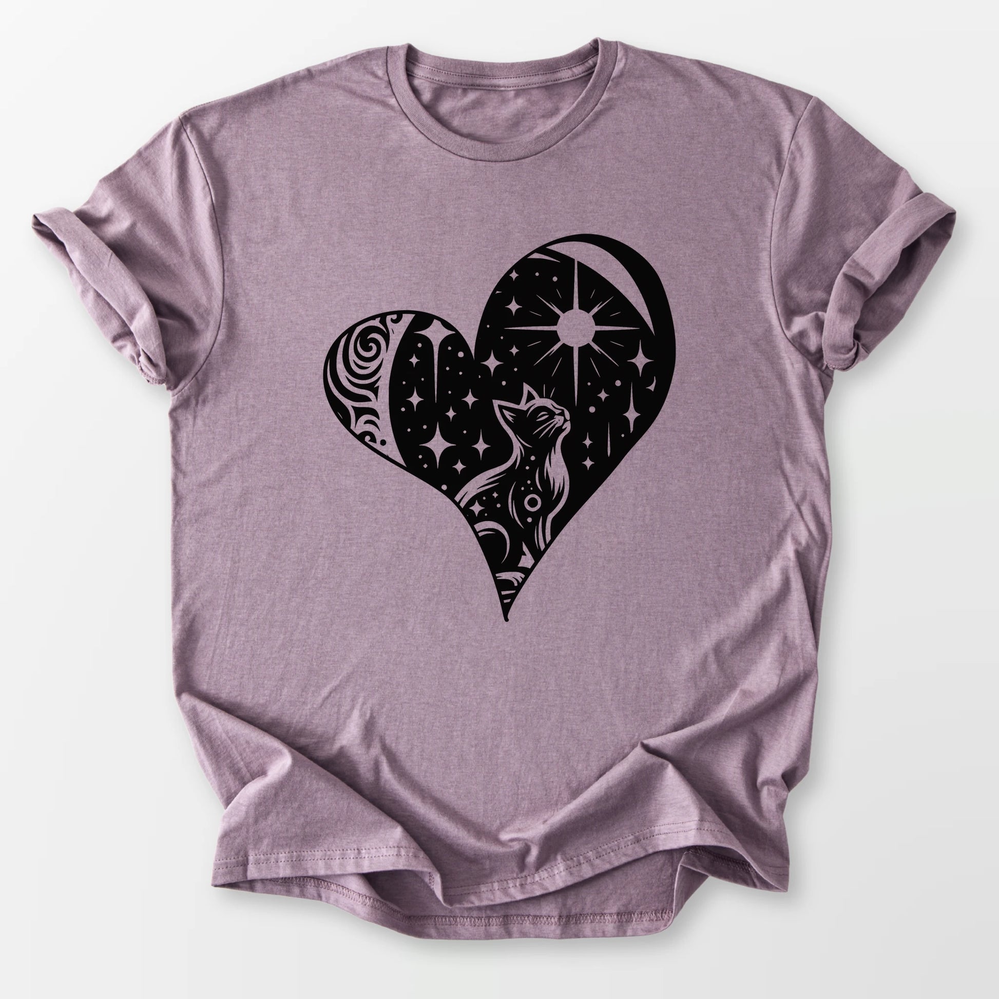 Feline Celestial Heart Tee Paragon T-Shirt