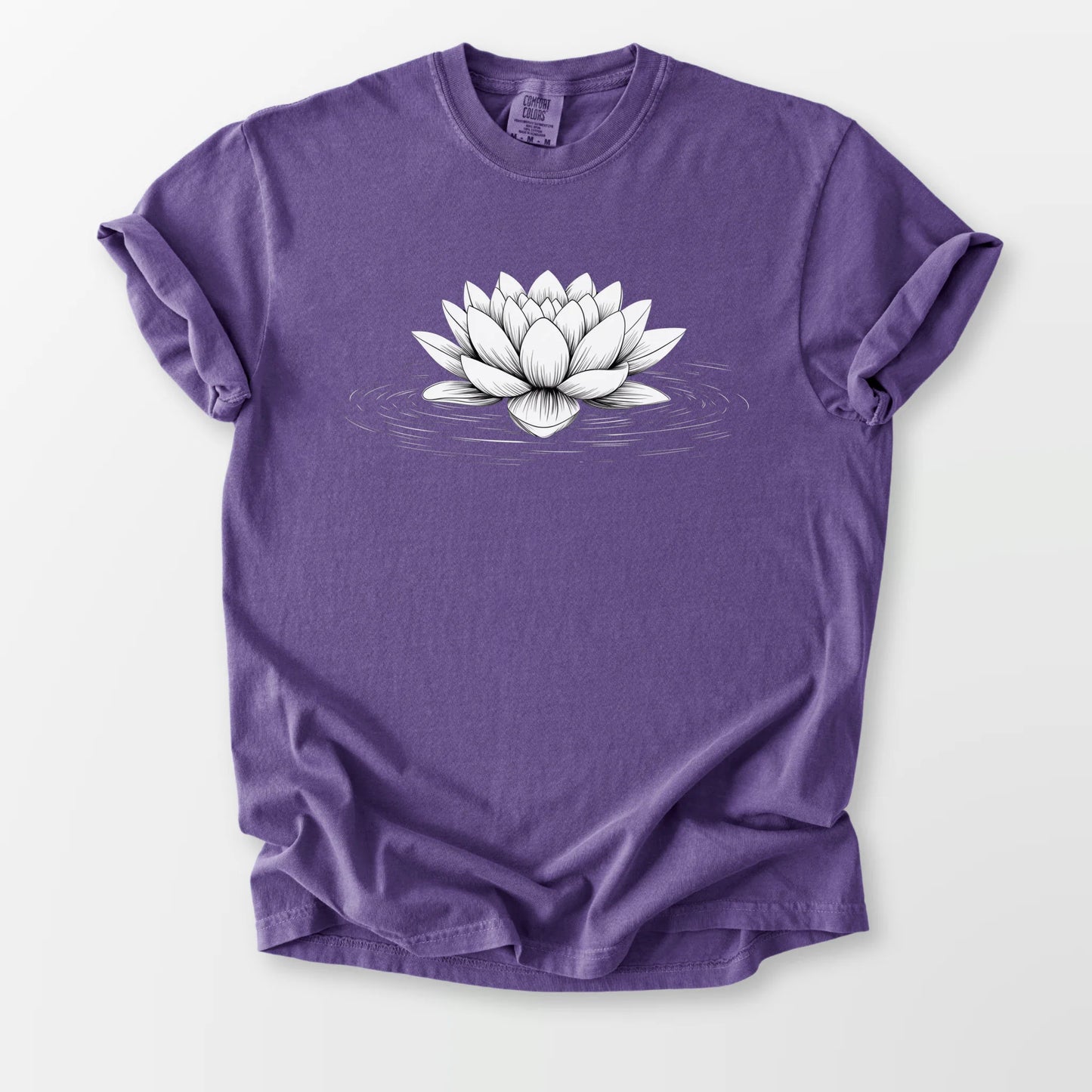 Floating Lotus Comfort Tee Grape T-Shirt