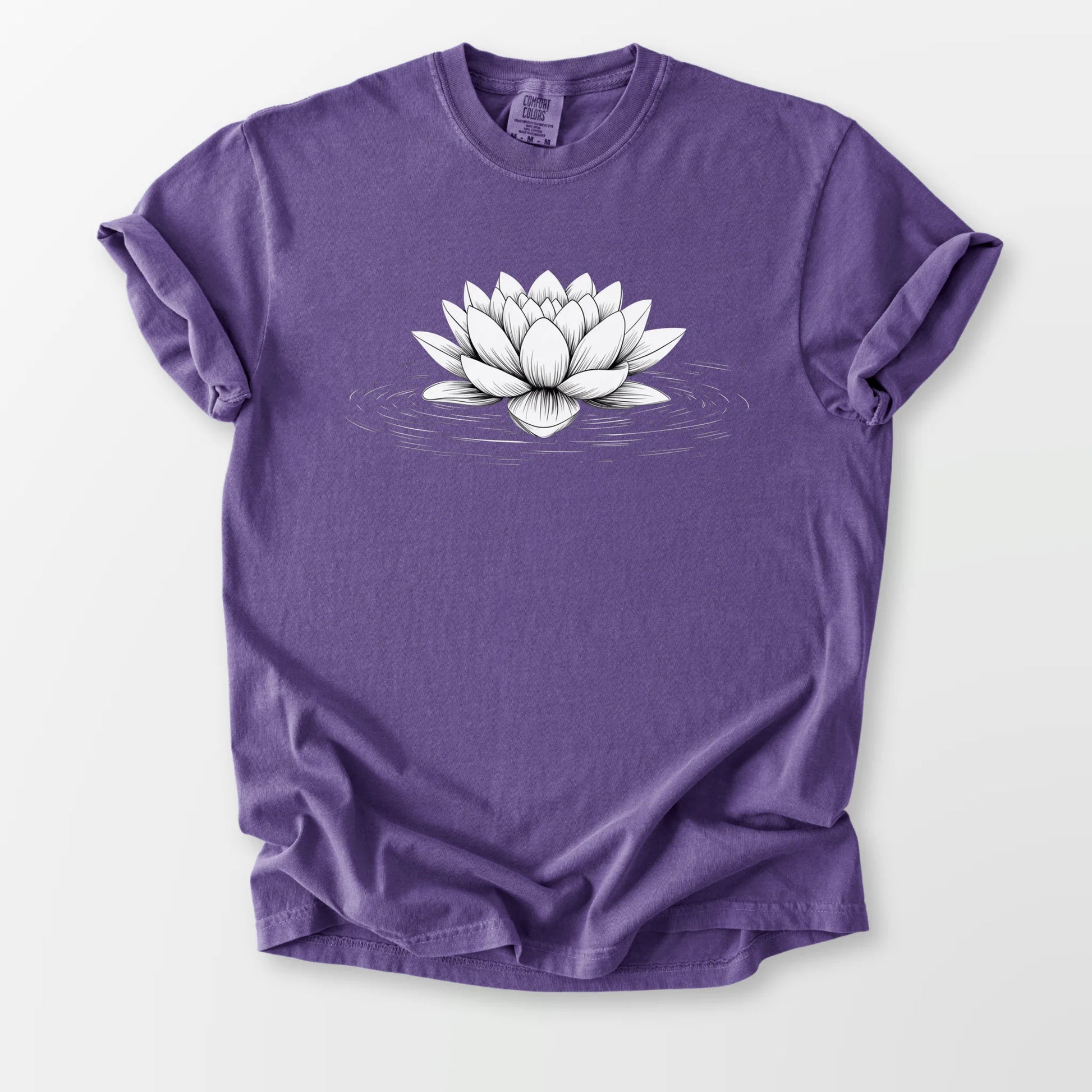 Floating Lotus Comfort Tee Grape T-Shirt