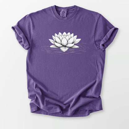 Floating Lotus Comfort Tee Grape T-Shirt