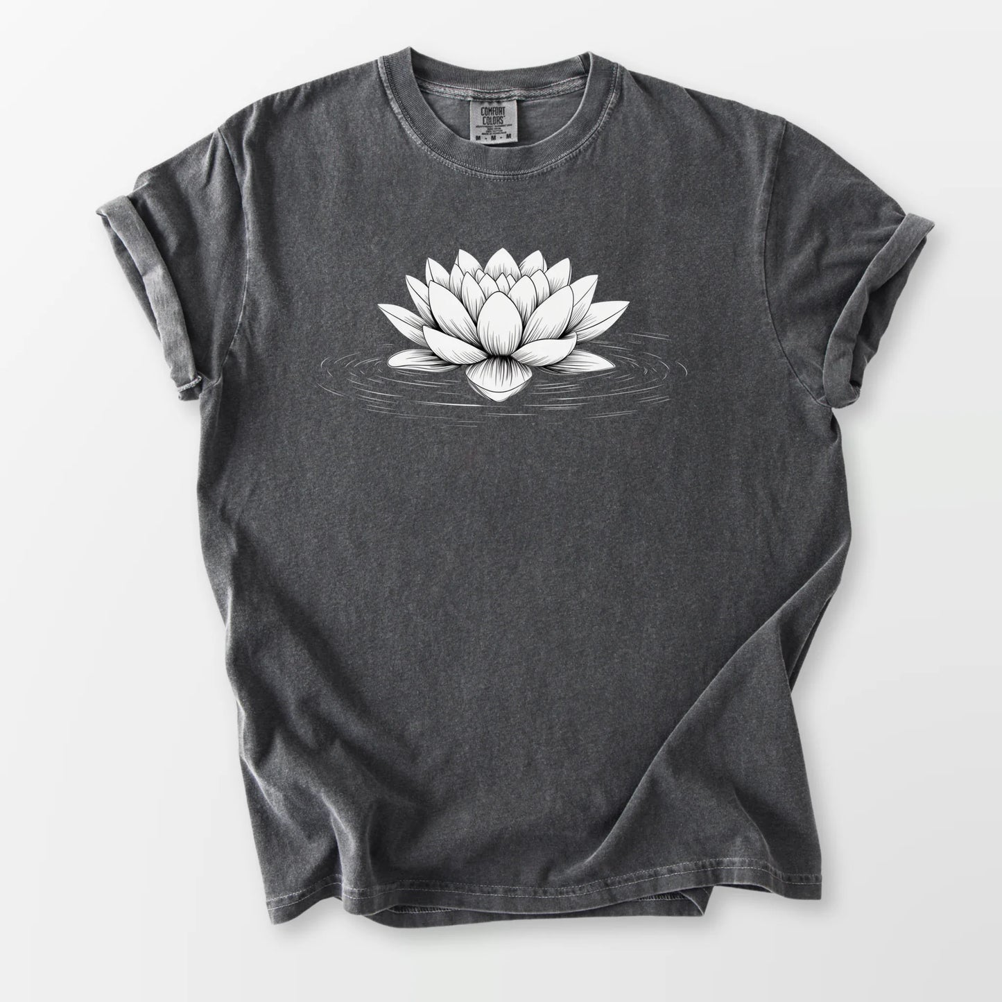 Floating Lotus Comfort Tee Pepper T-Shirt