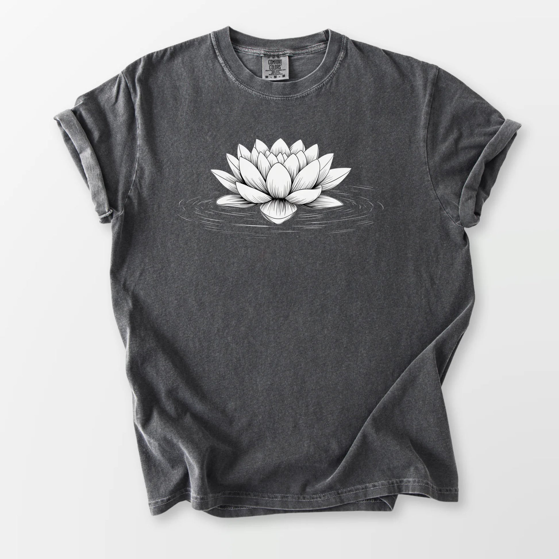 Floating Lotus Comfort Tee Pepper T-Shirt
