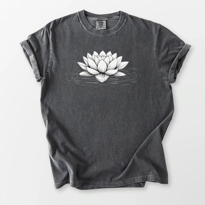 Floating Lotus Comfort Tee Pepper T-Shirt