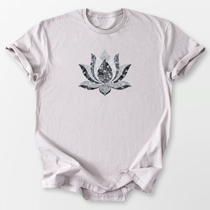 Flowering Lotus Tee Ice Grey T-Shirt