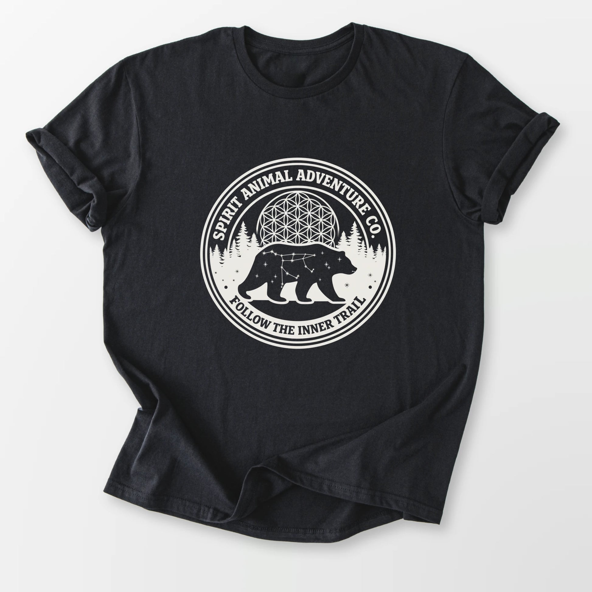 Follow the Inner Trail Tee Black T-Shirt