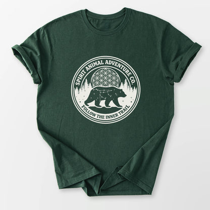 Follow the Inner Trail Tee Forest Green T-Shirt