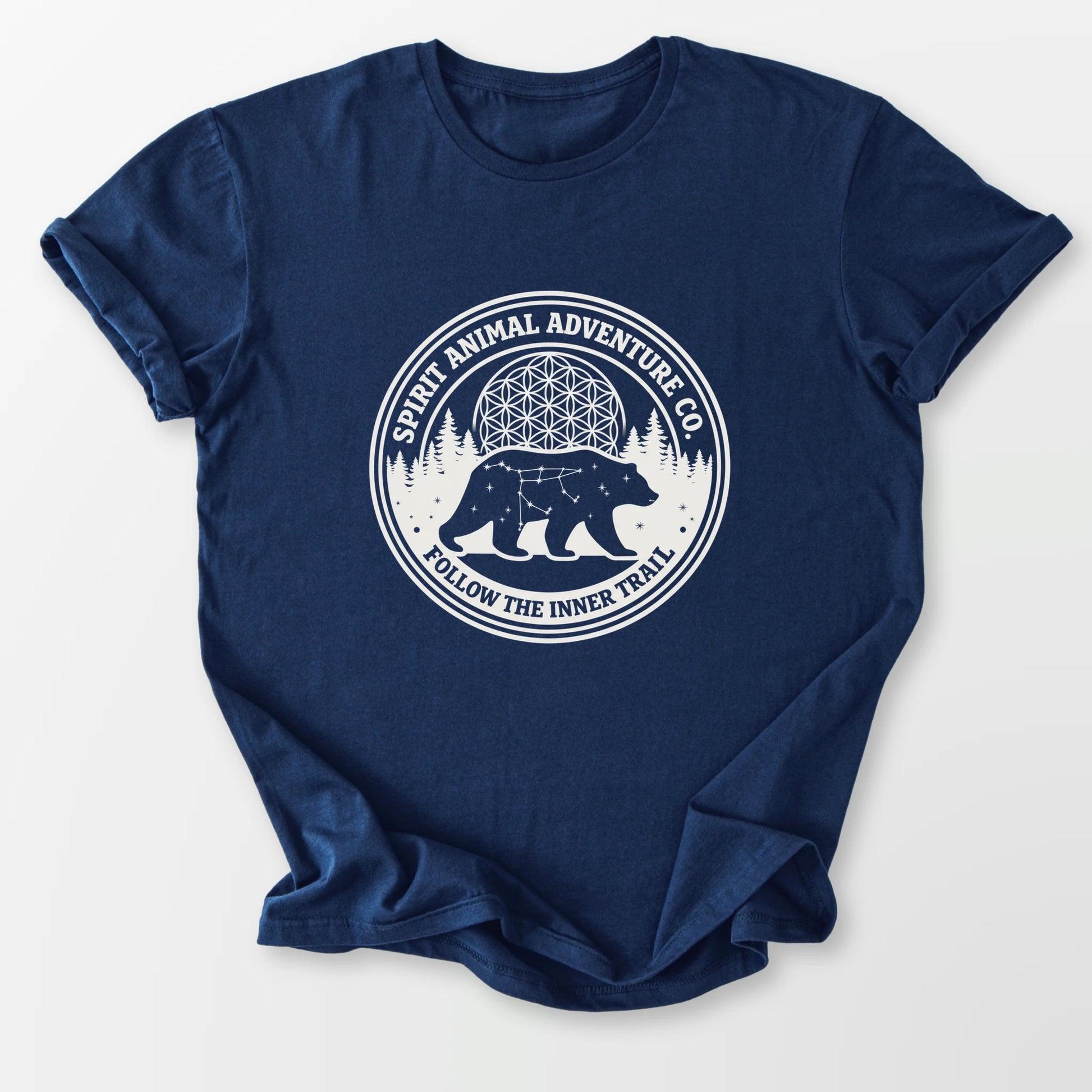 Follow the Inner Trail Tee Navy T-Shirt