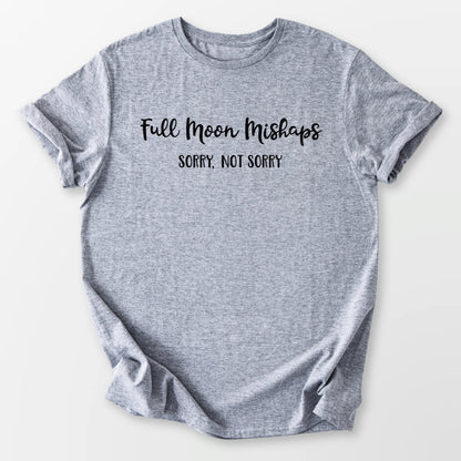 Full Moon Mishaps Tee Sport Grey T-Shirt