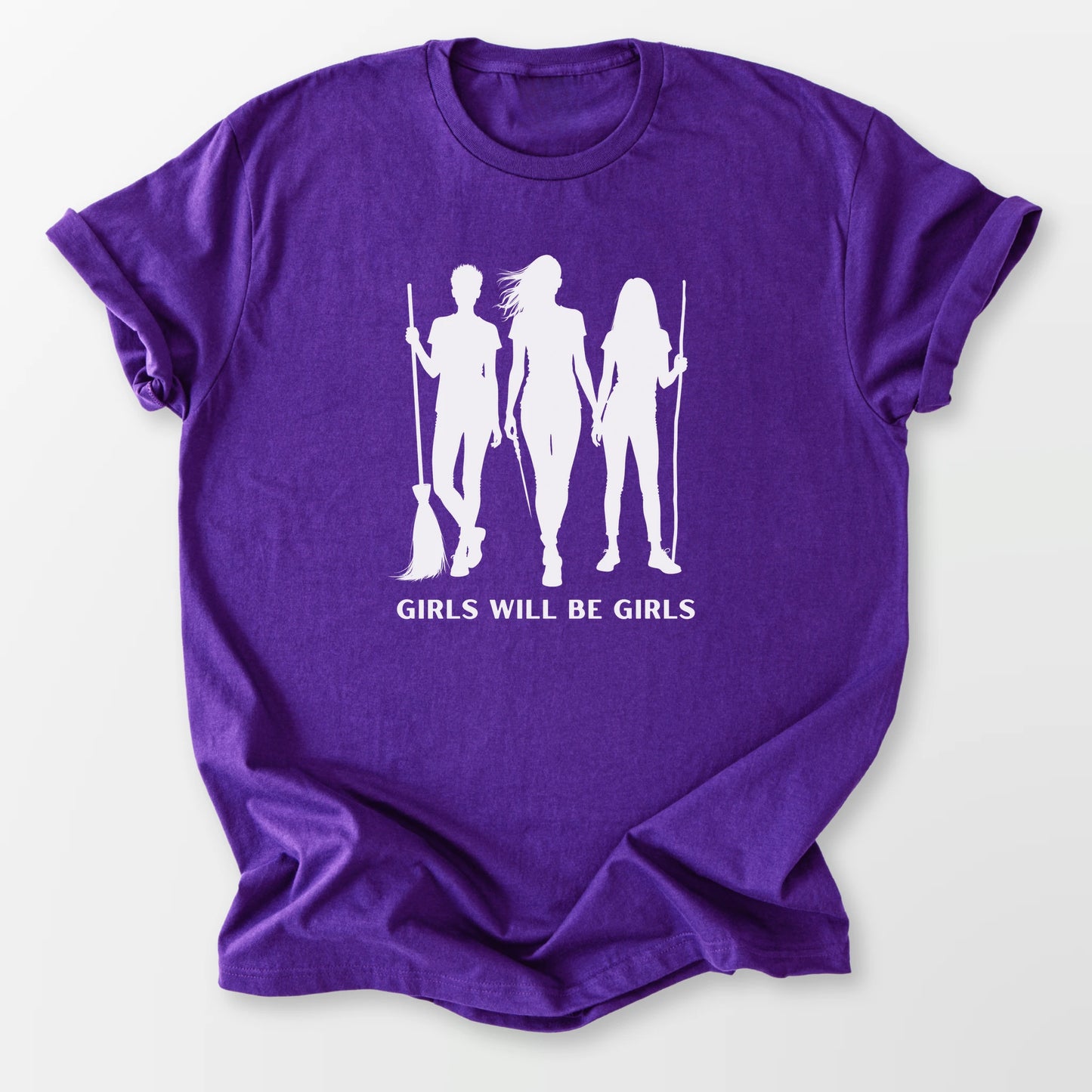 Girls Will Be Girls Tee Purple T-Shirt