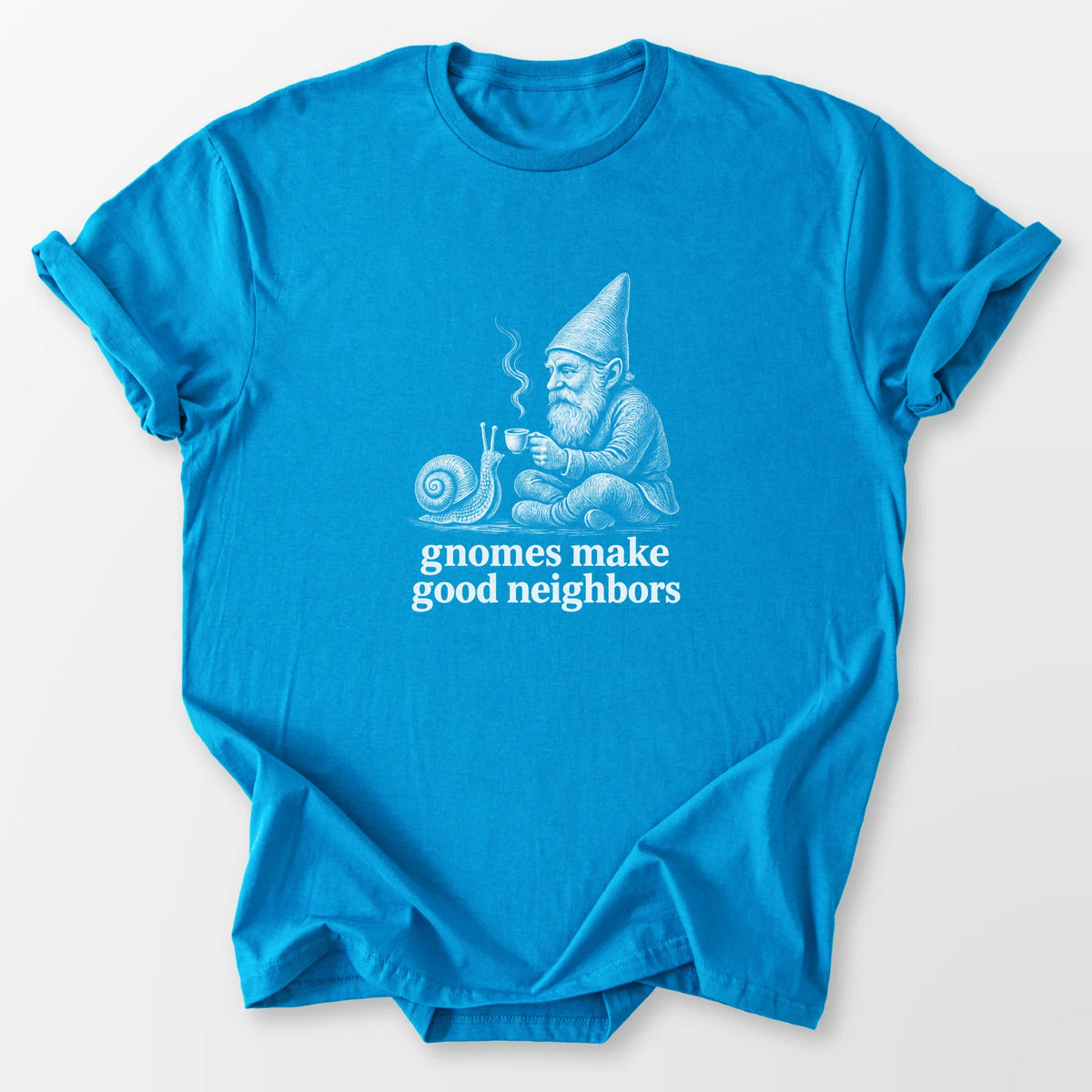Gnome Neighbors Tee Sapphire T-Shirt