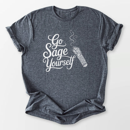 Go Sage Yourself Tee Dark Heather Grey T-Shirt