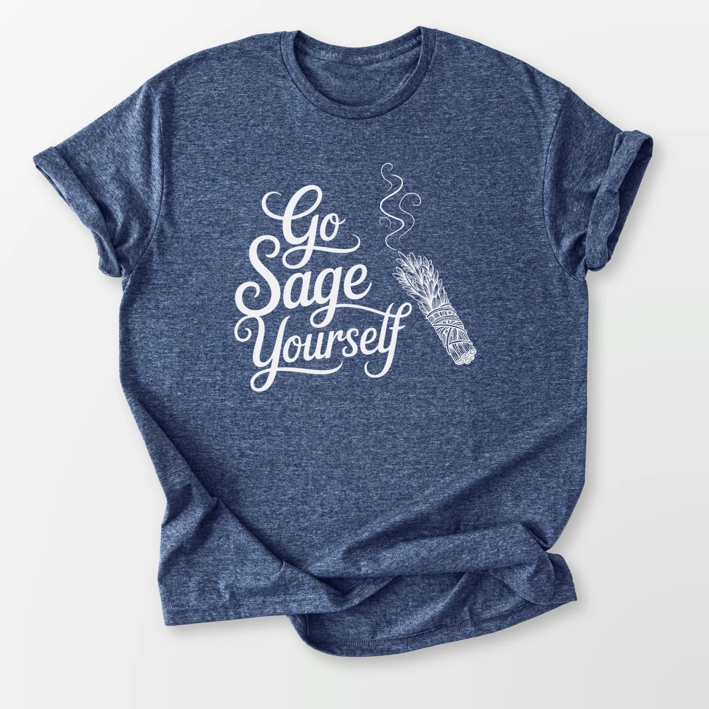 Go Sage Yourself Tee Heather Navy T-Shirt