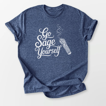 Go Sage Yourself Tee Heather Navy T-Shirt