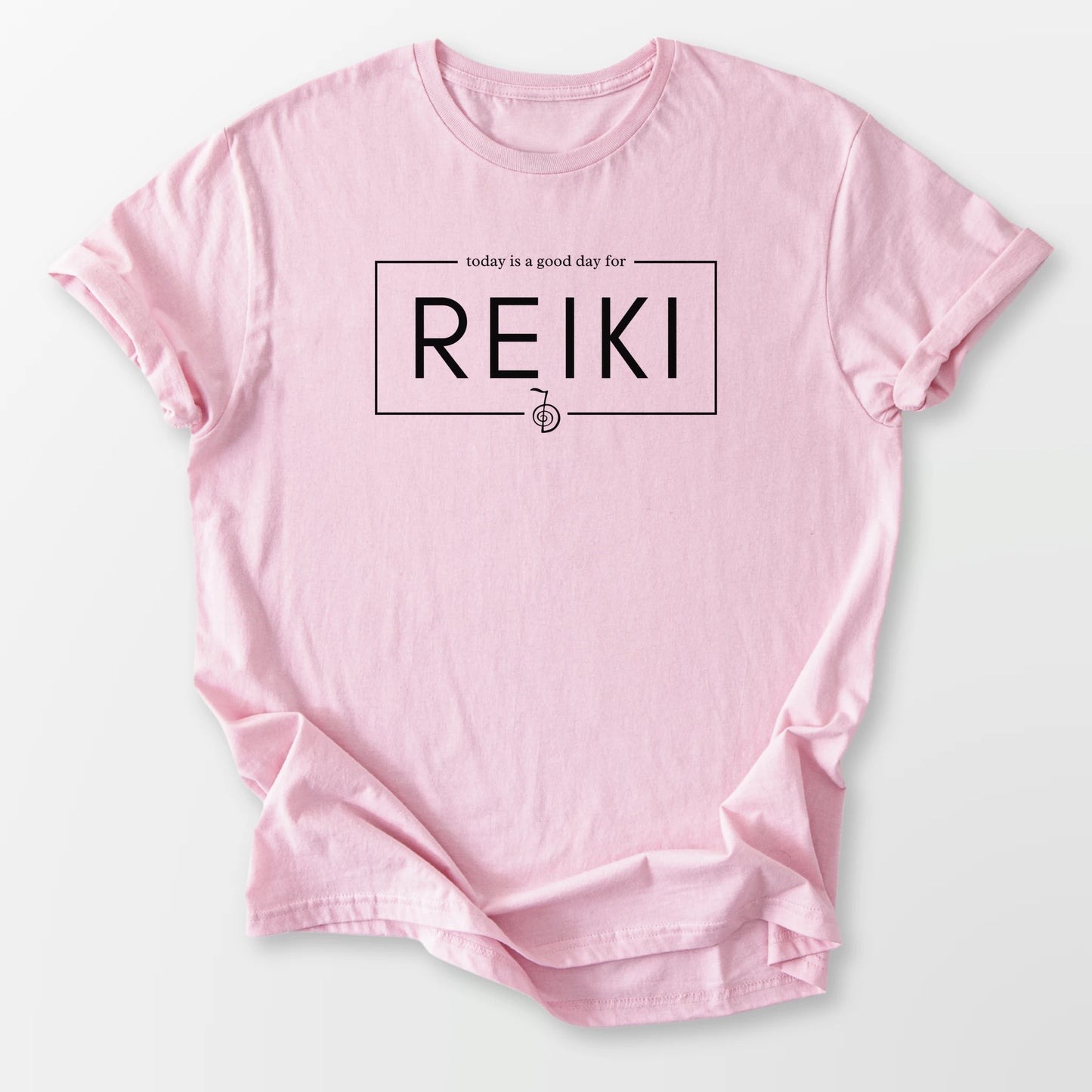 Good Day for Reiki Tee Light Pink T-Shirt