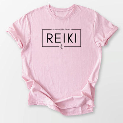 Good Day for Reiki Tee Light Pink T-Shirt