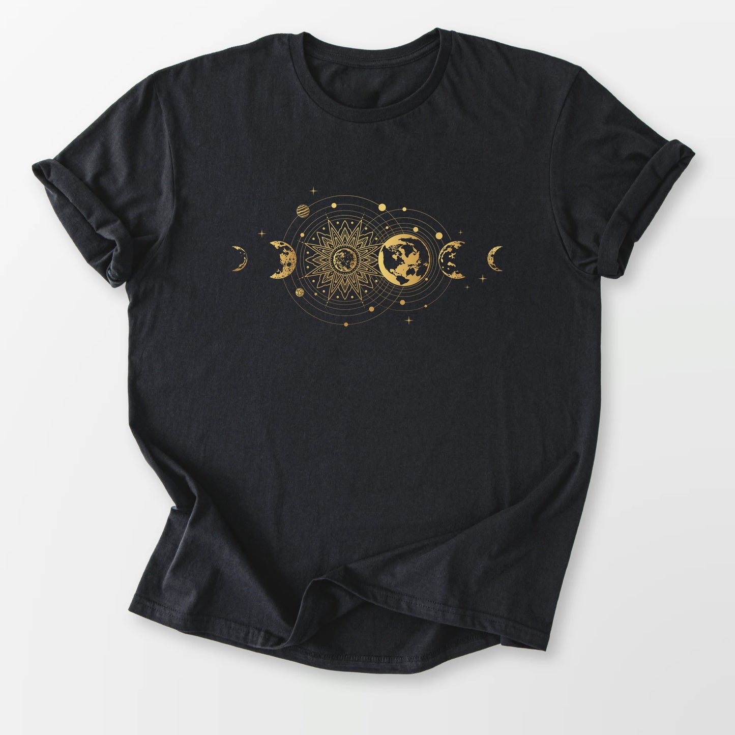Grounded in the Cosmos Tee Black T-Shirt