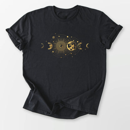 Grounded in the Cosmos Tee Black T-Shirt
