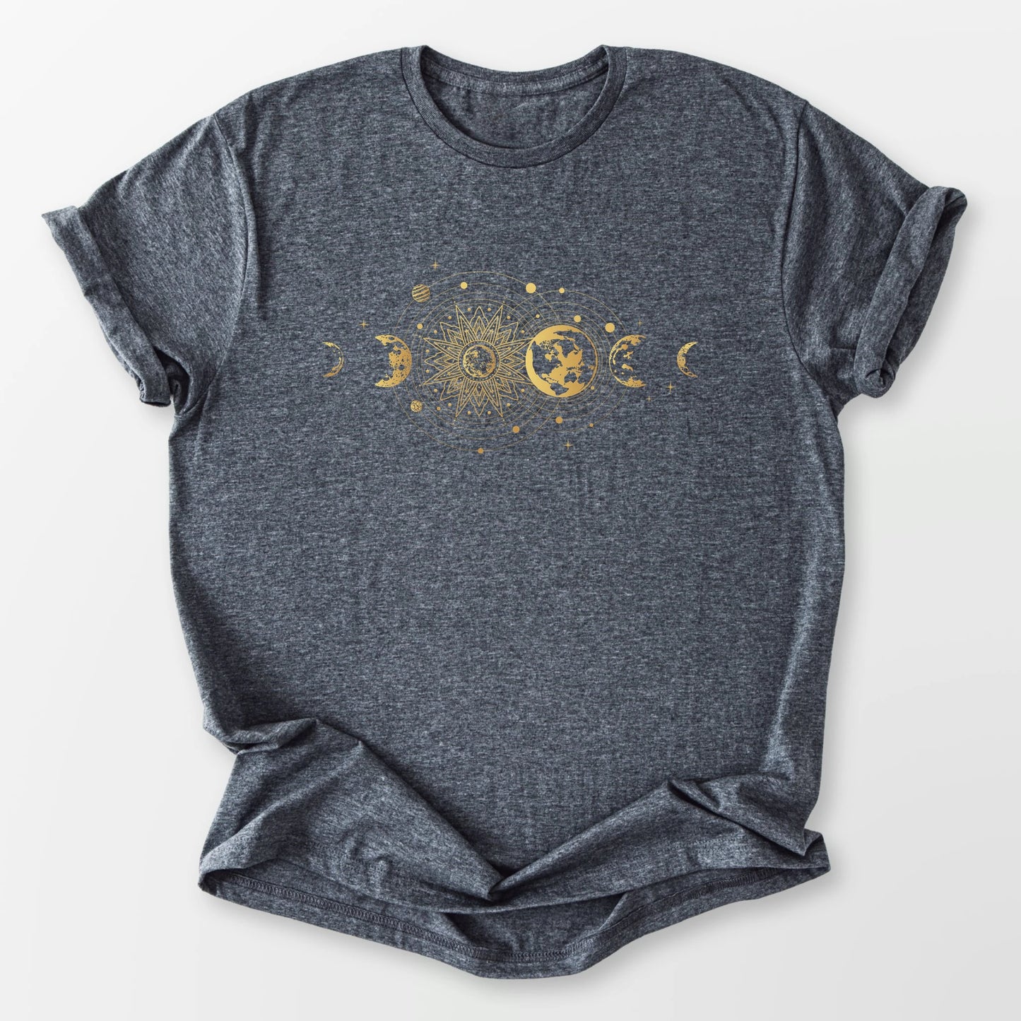Grounded in the Cosmos Tee Dark Heather Grey T-Shirt