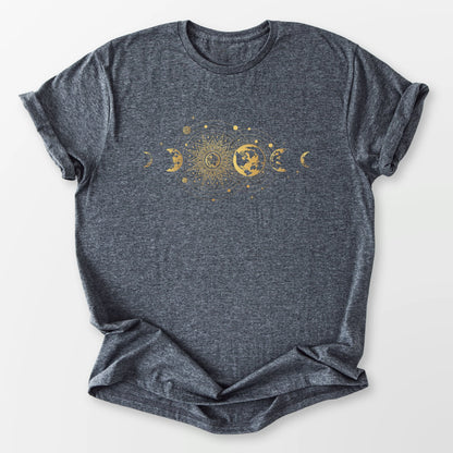 Grounded in the Cosmos Tee Dark Heather Grey T-Shirt
