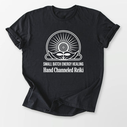 Hand Channeled Reiki Tee Black T-Shirt