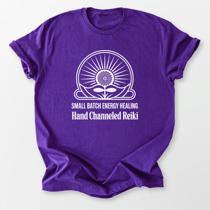 Hand Channeled Reiki Tee Purple T-Shirt