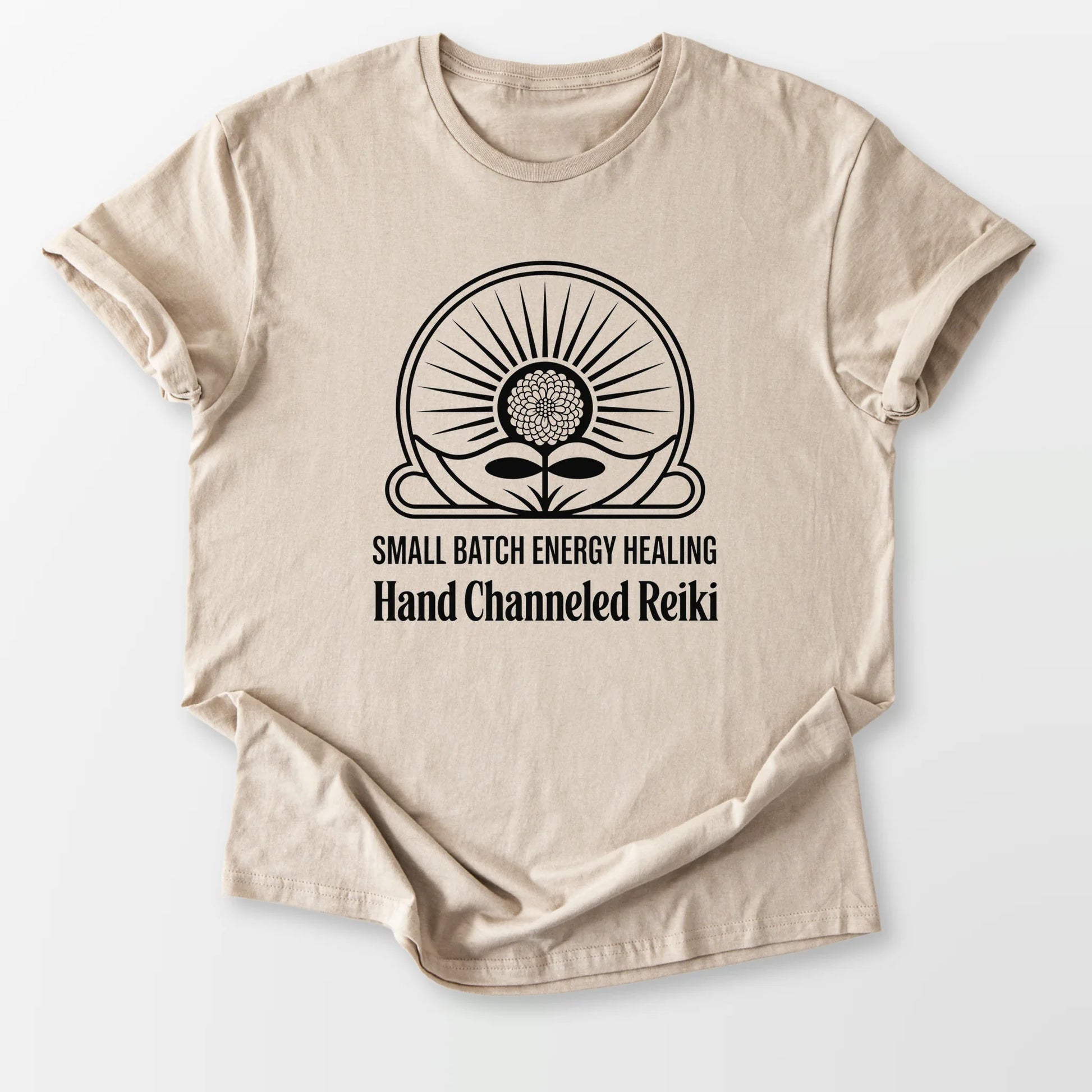 Hand Channeled Reiki Tee Sand T-Shirt