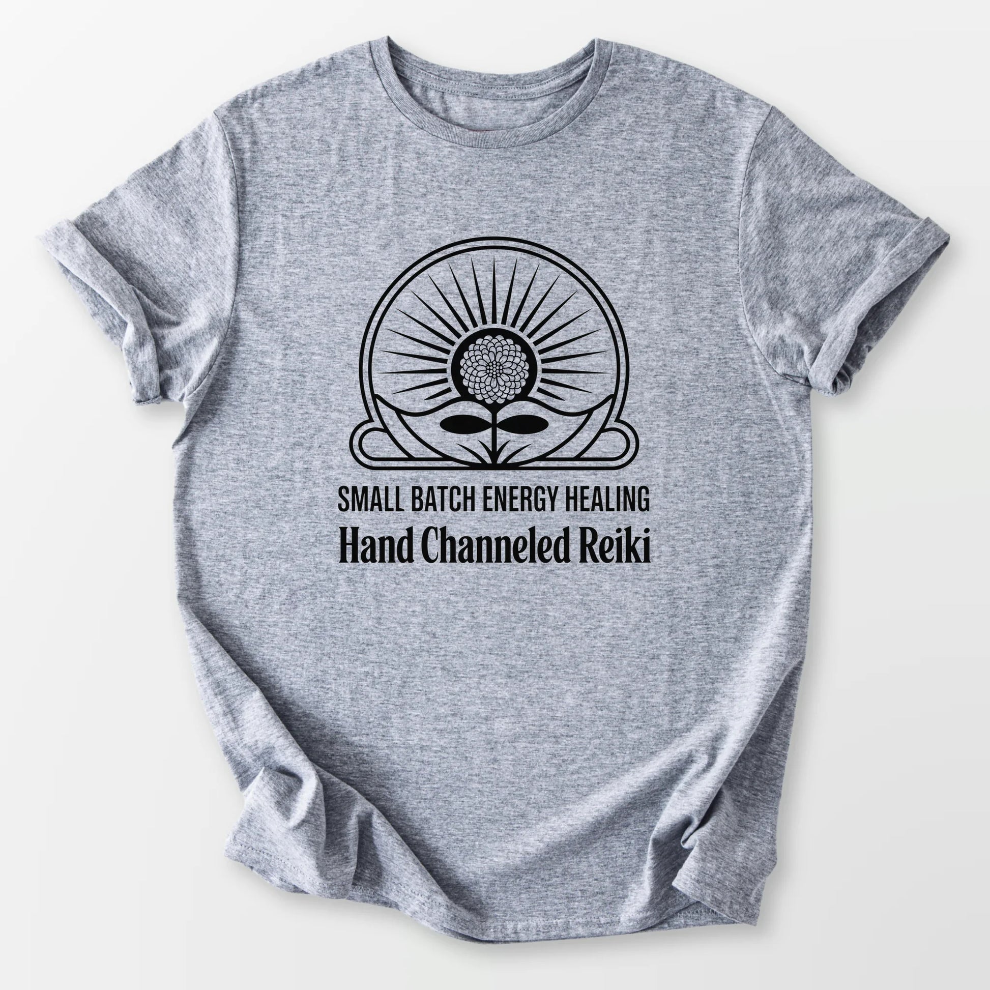 Hand Channeled Reiki Tee Sport Grey T-Shirt