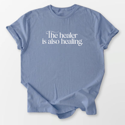 Healer Also Healing Stone Blue T-Shirt
