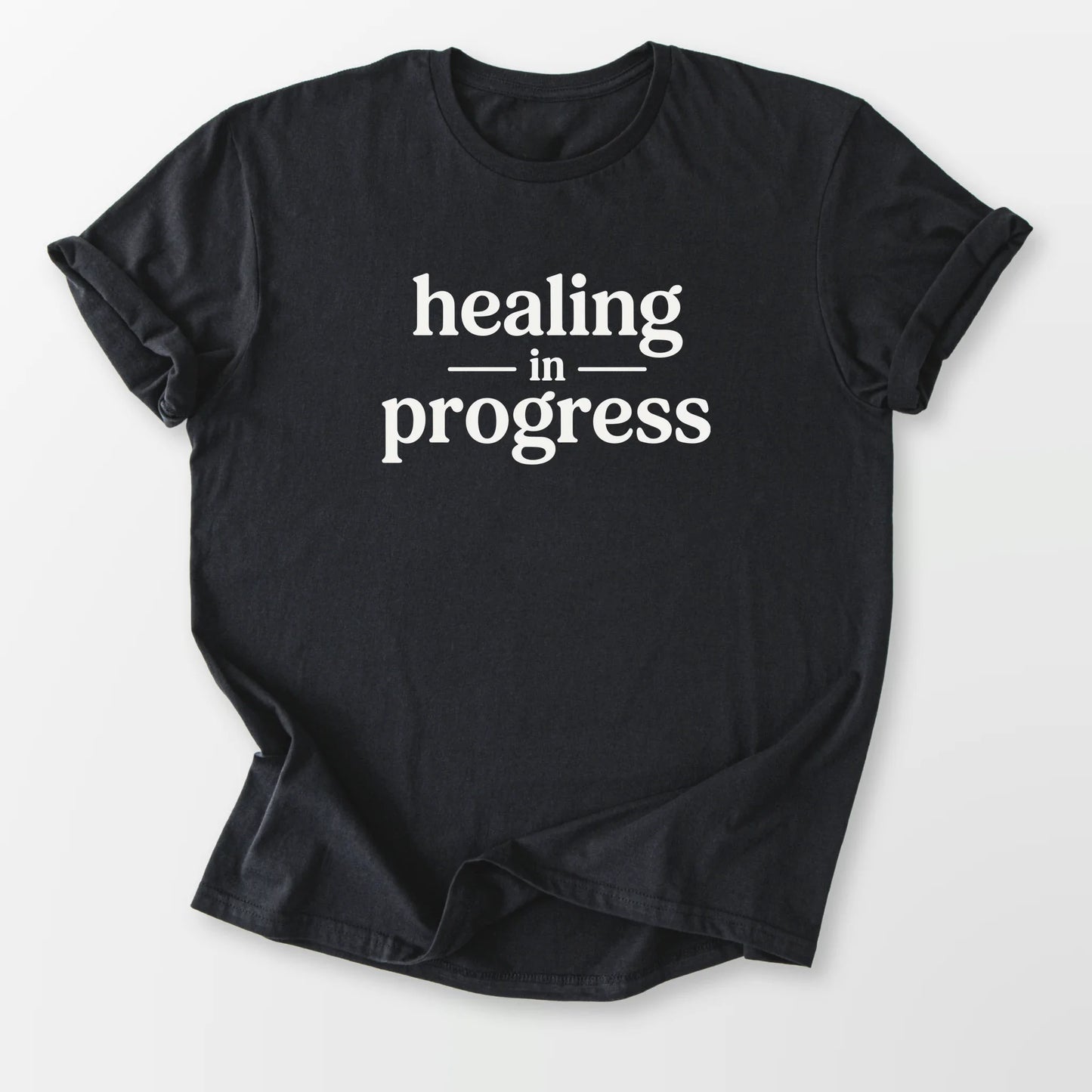 Healing in Progress Tee Black T-Shirt