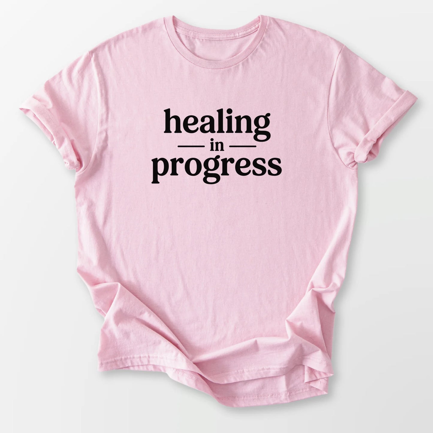 Healing in Progress Tee Light Pink T-Shirt