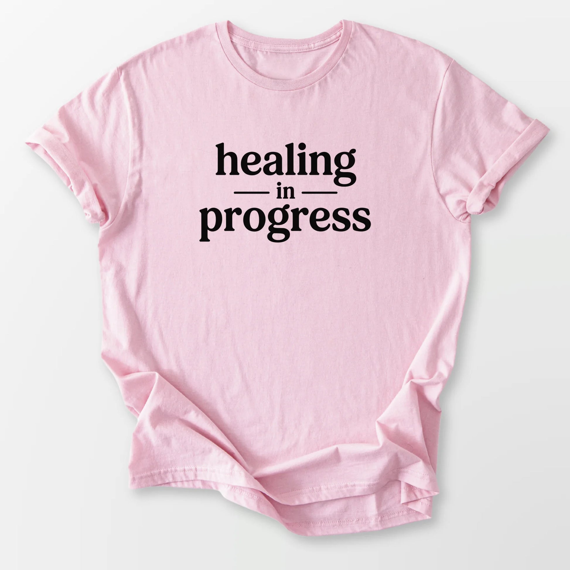 Healing in Progress Tee Light Pink T-Shirt
