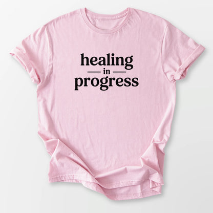 Healing in Progress Tee Light Pink T-Shirt