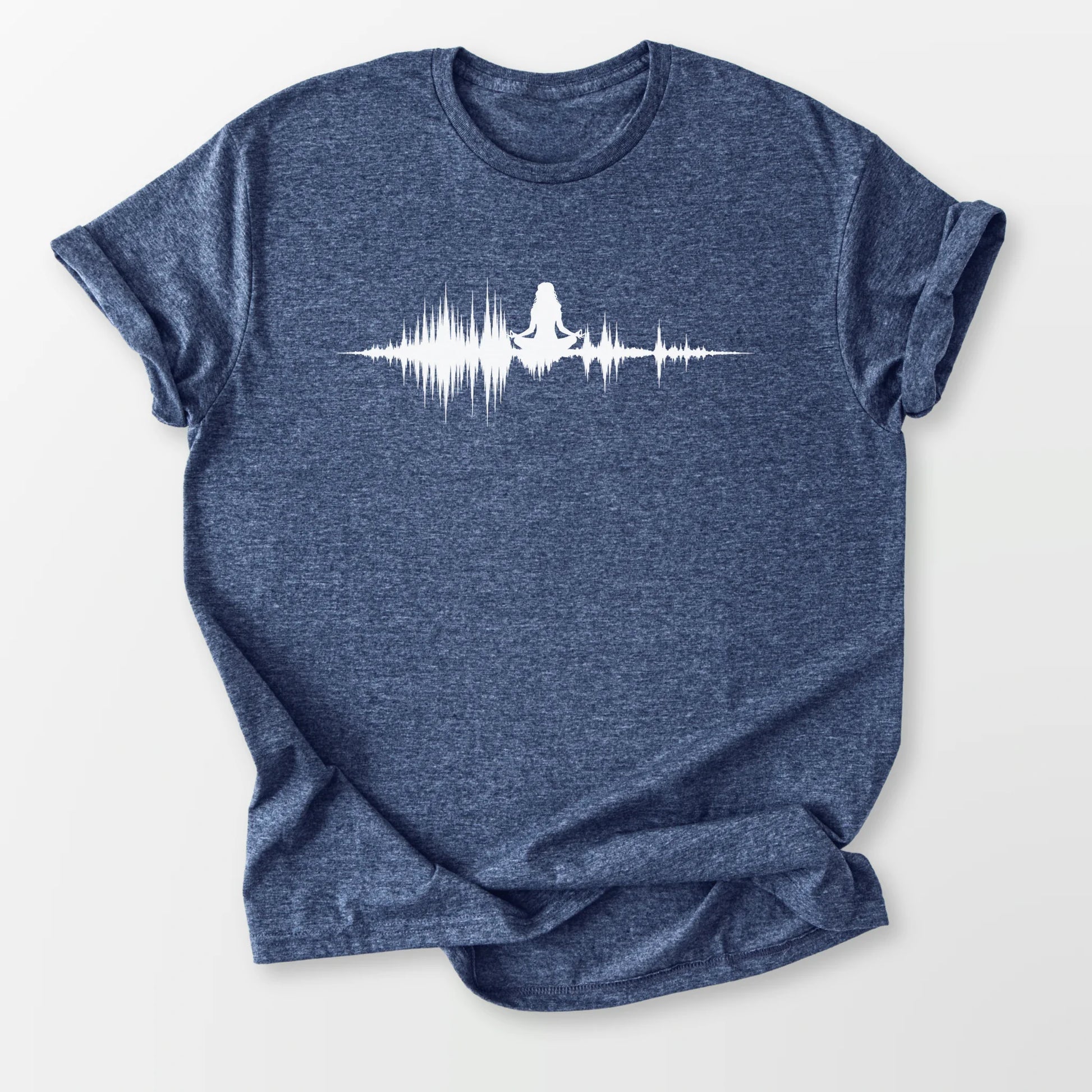 Healing Sound Tee Heather Navy T-Shirt