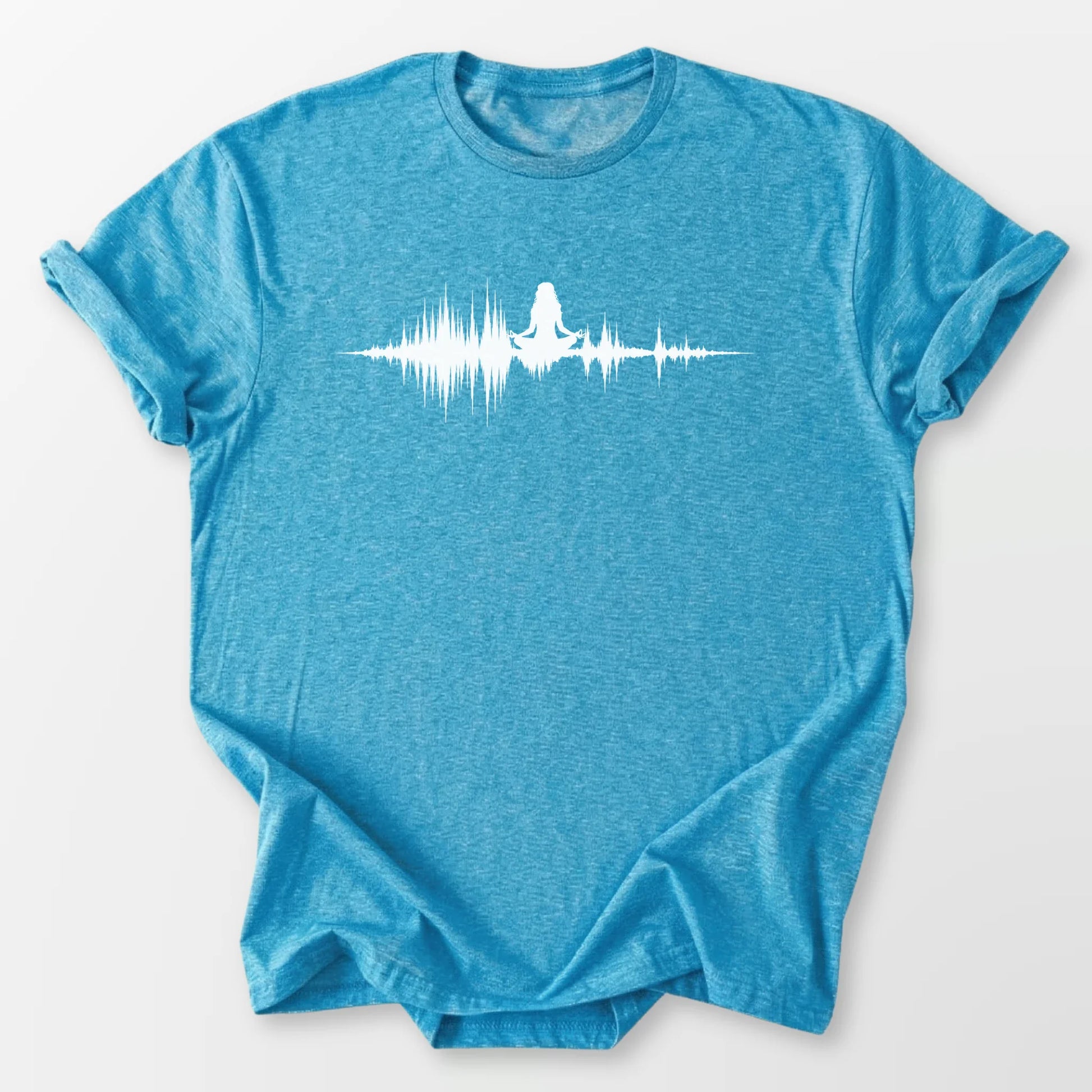 Healing Sound Tee Heather Sapphire T-Shirt
