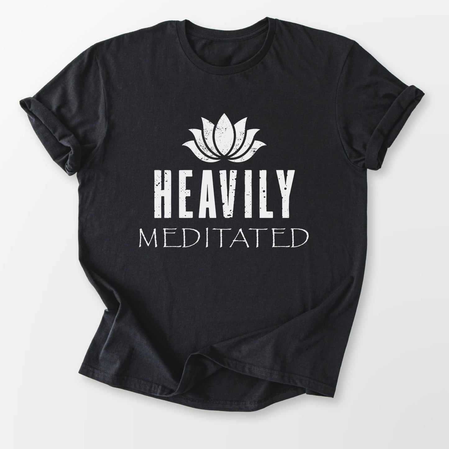 Heavily Meditated Tee Black T-Shirt