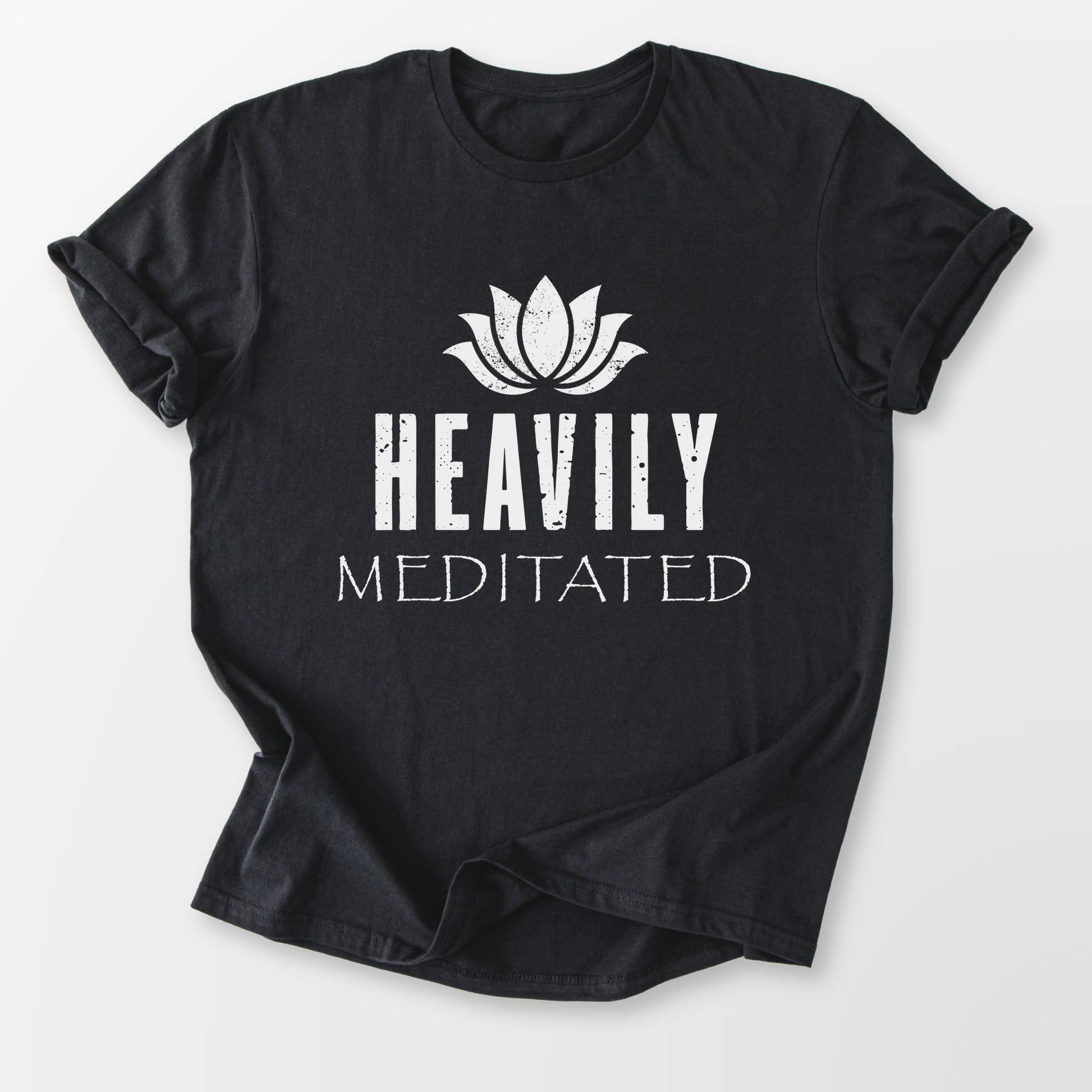 Heavily Meditated Tee Black T-Shirt