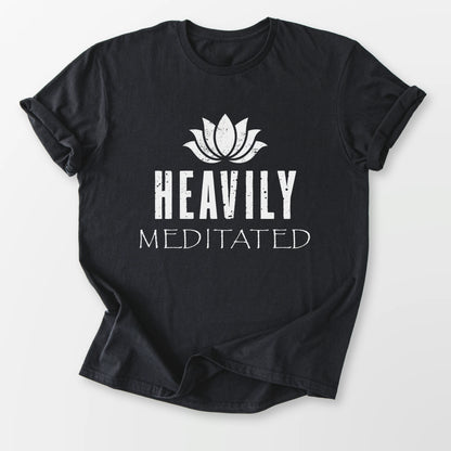 Heavily Meditated Tee Black T-Shirt