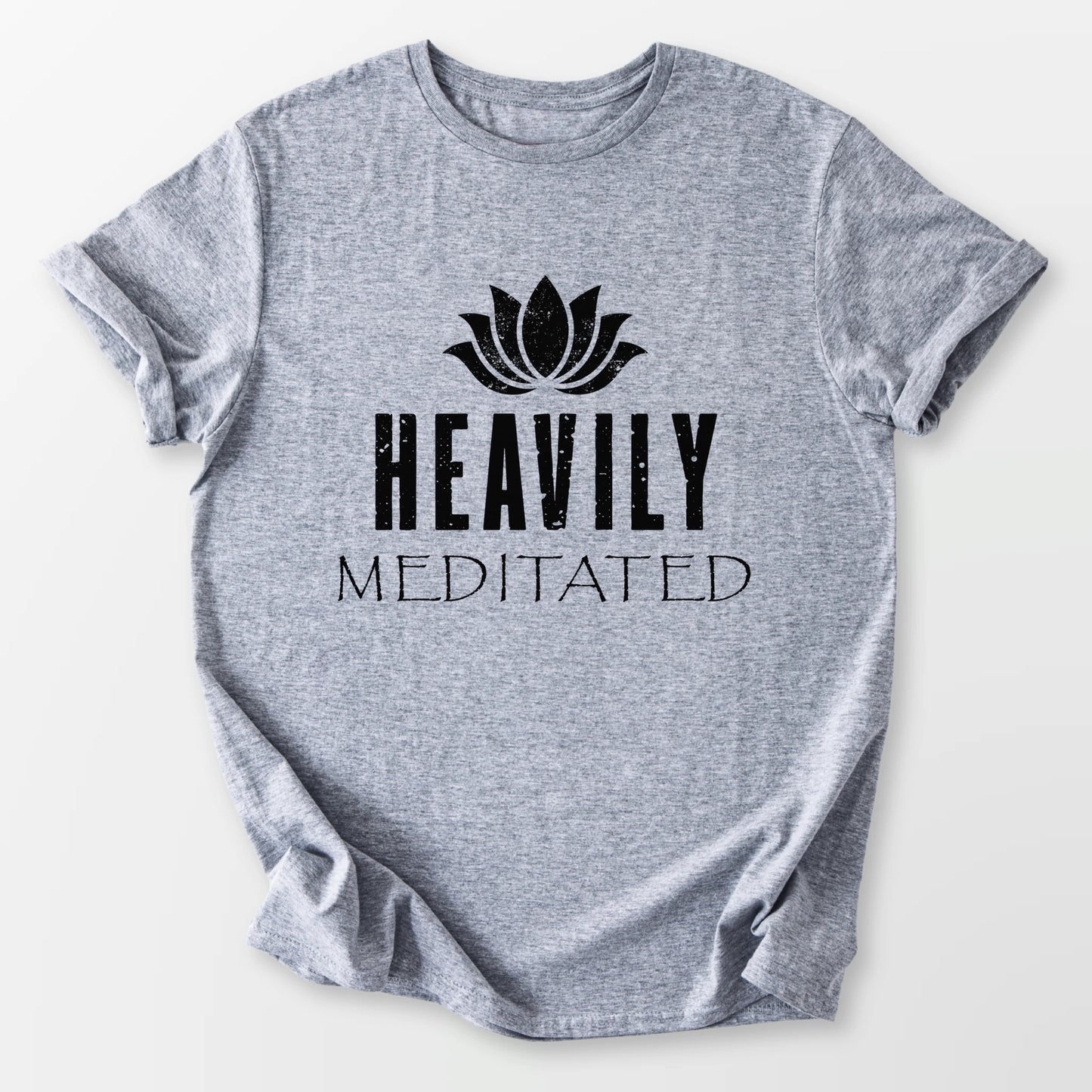 Heavily Meditated Tee Sport Grey T-Shirt