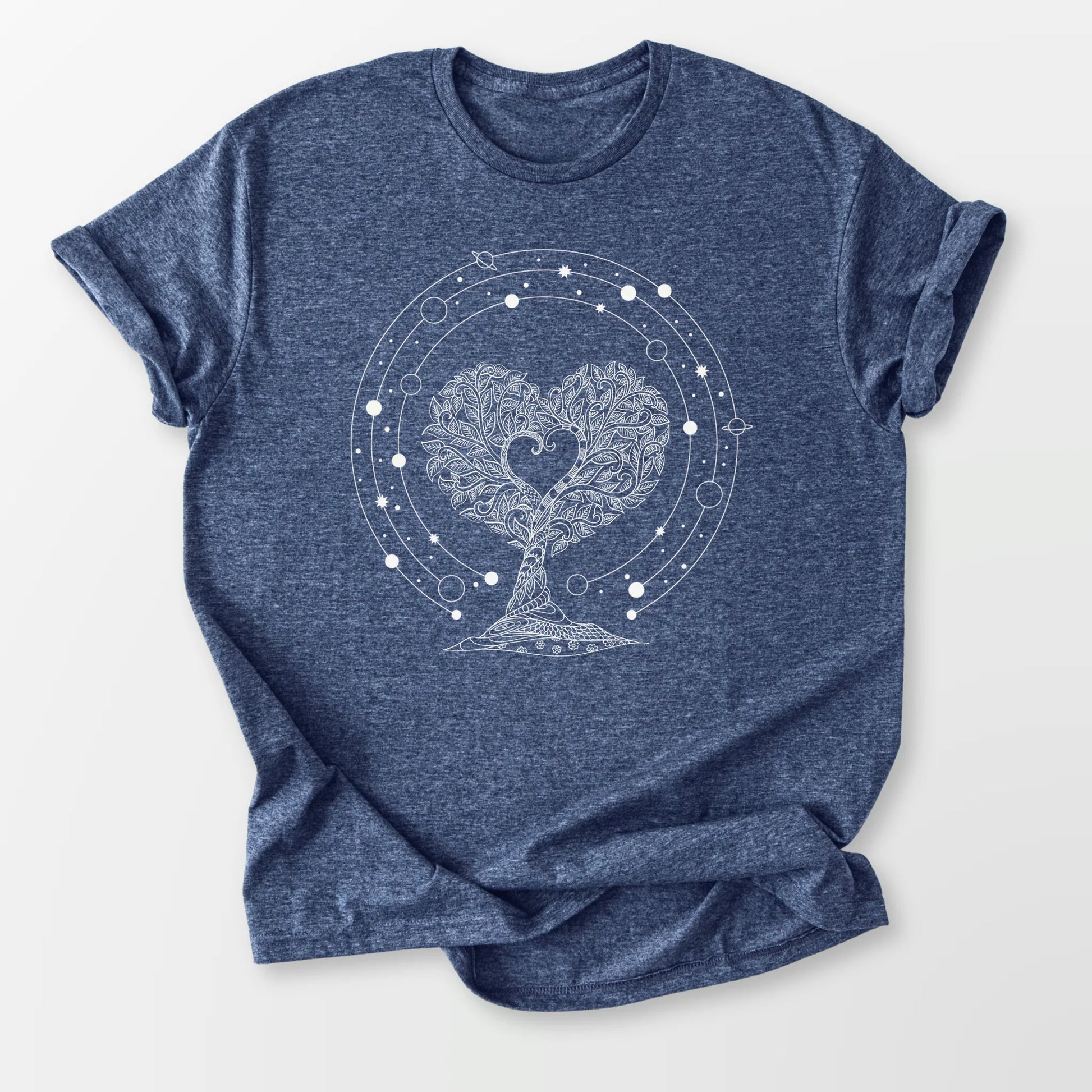 Help Love Grow Tee Heather Navy T-Shirt