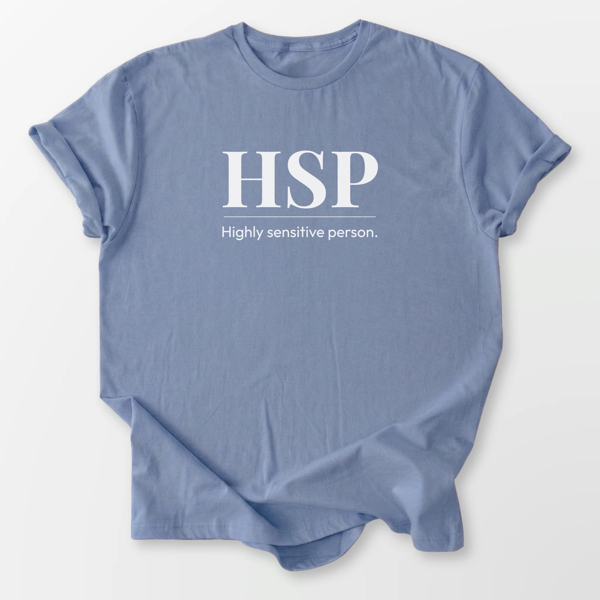 Highly Sensitive Person Stone Blue T-Shirt