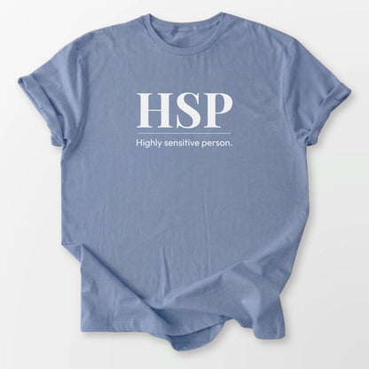 Highly Sensitive Person Stone Blue T-Shirt