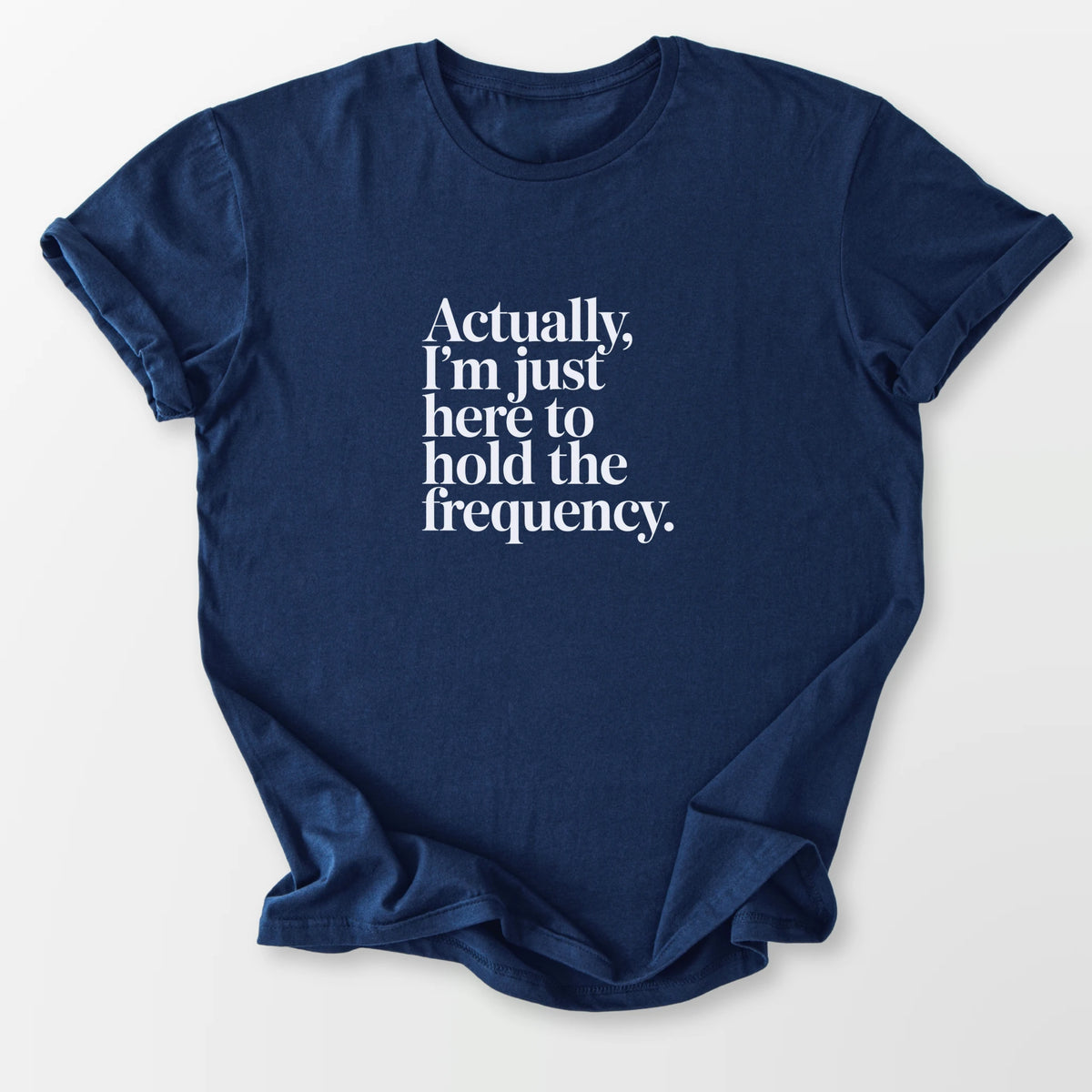 Hold the Frequency Tee Navy T-Shirt